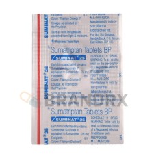 Suminat 25 mg Sun Pharmaceuticals Industries